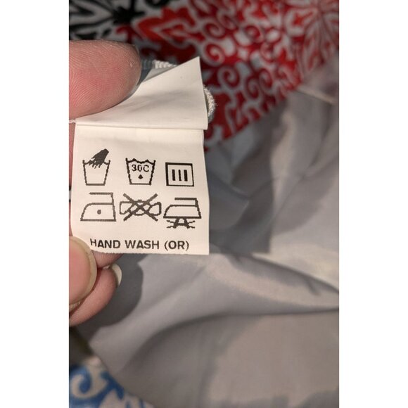 Colorful Sleeveless A-Line Dress With Collar By Zapelle 2X-20W - 100% Polyester - Picture 11 of 11